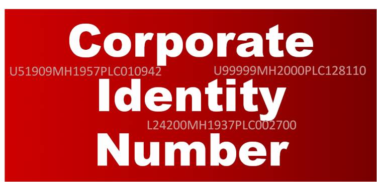 Corporate Identification Number or Company CIN No. in India
