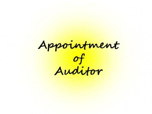 Appointment of the Auditor