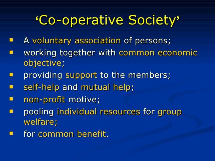 What is the benefit of a cooperative society in India over a private firm?
