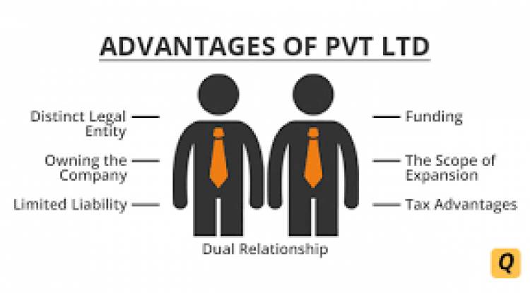What benefits do a person get after making his company 'pvt. ltd.' in India?
