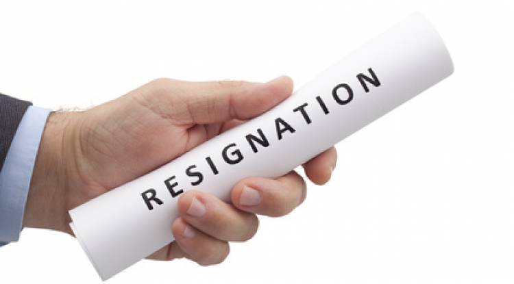 Resignation of Director in public limited company 