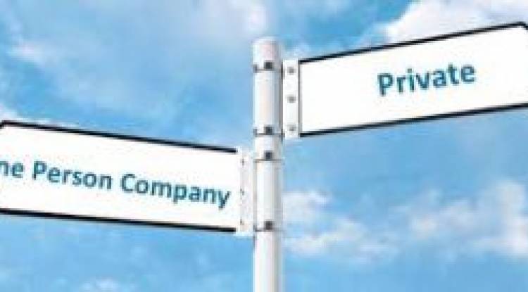 Procedure of conversion of One Person Company into a Private Limited Company 