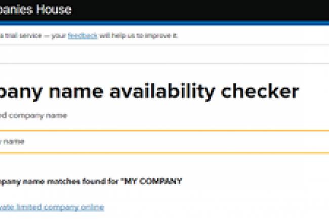 HOW TO CHECK AVAILABILITY OF COMPANY NAME
