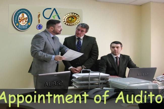 Appointment of the Auditor of company 
