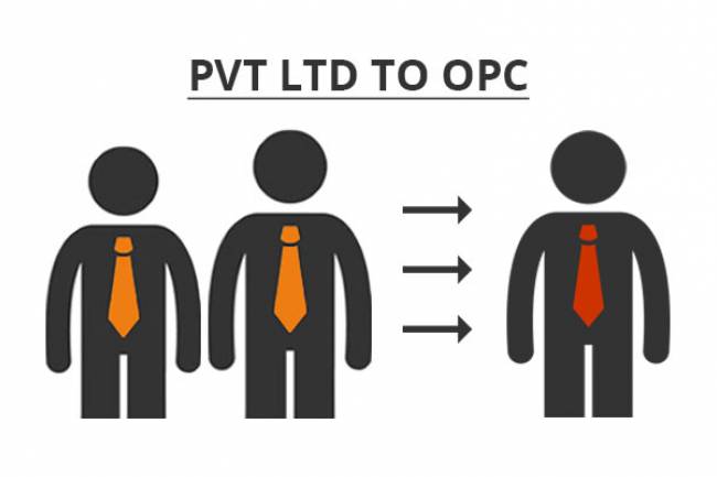 WHAT ARE THE FORMALITIES AFTER A PRIVATE LIMITED COMPANY IS CONVERTED TO ONE PERSON COMPANY?